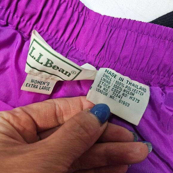 L.L. Bean Vintage Ws L Track Suit Set. Goretex. Magenta Pink Teal. 90s. Y2K Vibe - Picture 4 of 16